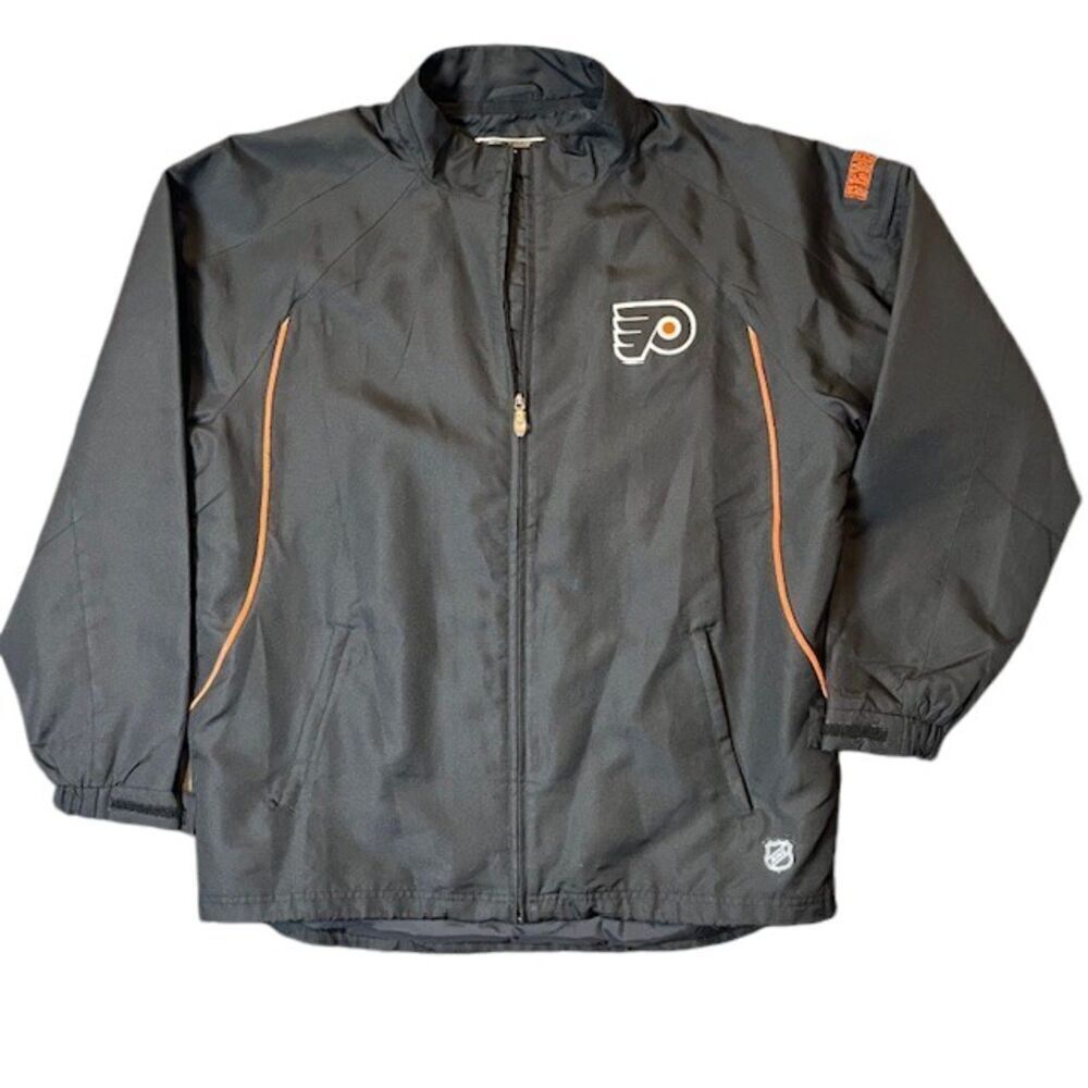 Philadelphia Flyers Reebok Center Ice‎ Collection Black Jacket Men's Size Large